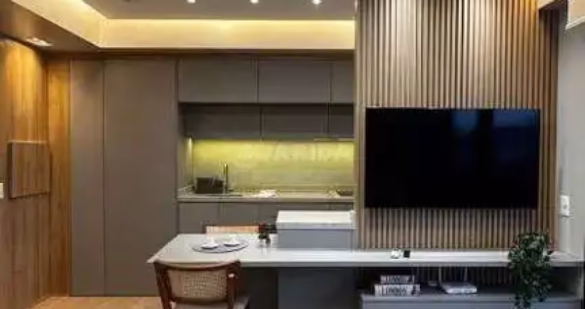 Apartamento mobiliado com 1 dormitório e 1 vaga de garagem, no bairro boa vista