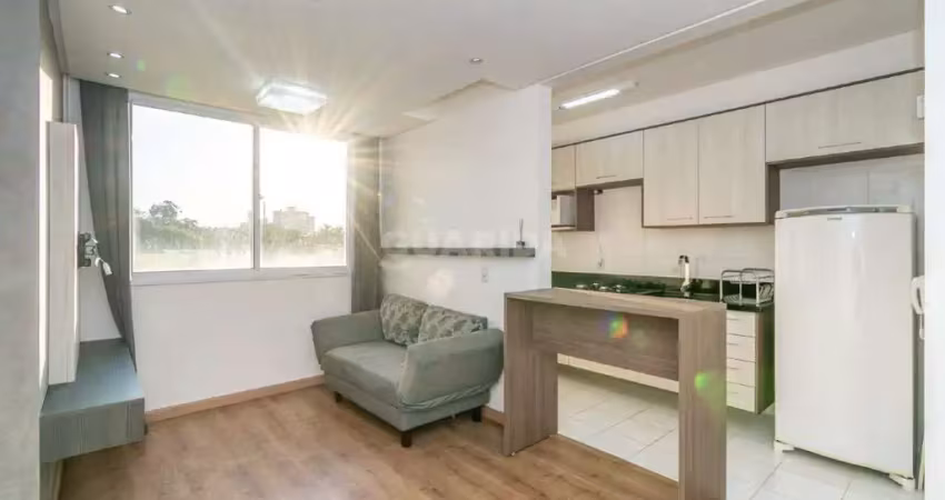 Apartamento mobiliado com 2 dormitórios e 1 vaga de garagem, no bairro jardim itu sabará