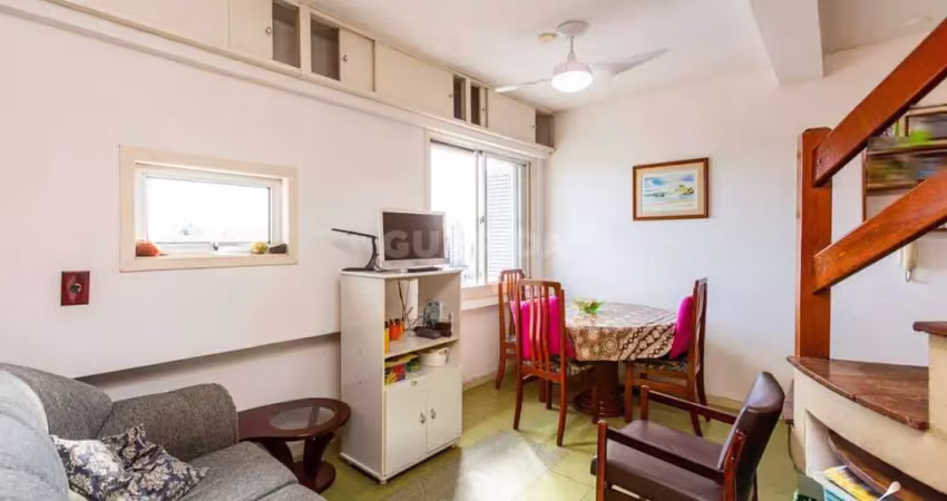 Cobertura semimobiliada com 2 dormitórios no bairro centro histórico - porto alegre/rs