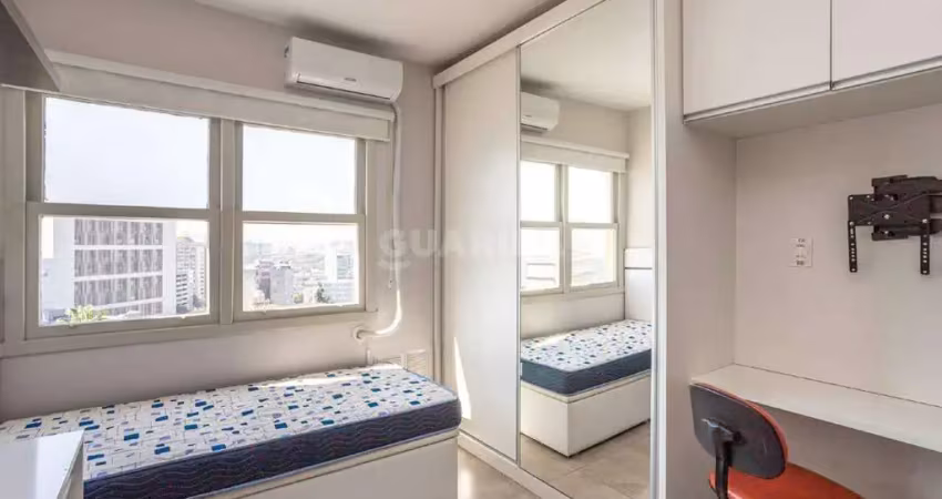Kitnet/jk/studio mobiliado para aluguel, centro histórico - porto alegre/rs