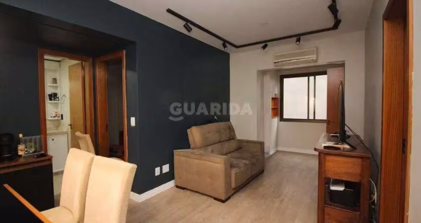 Apartamento mobiliado para aluguel, 1 quarto, 1 vaga de garagem, menino deus - porto alegre/rs