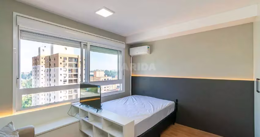 Loft mobiliado no condomínio connect no bairro partenon