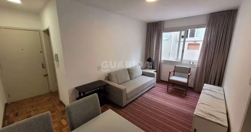 Apartamento totalmente mobiliado de 1 dormitório no bairro bela vista!
