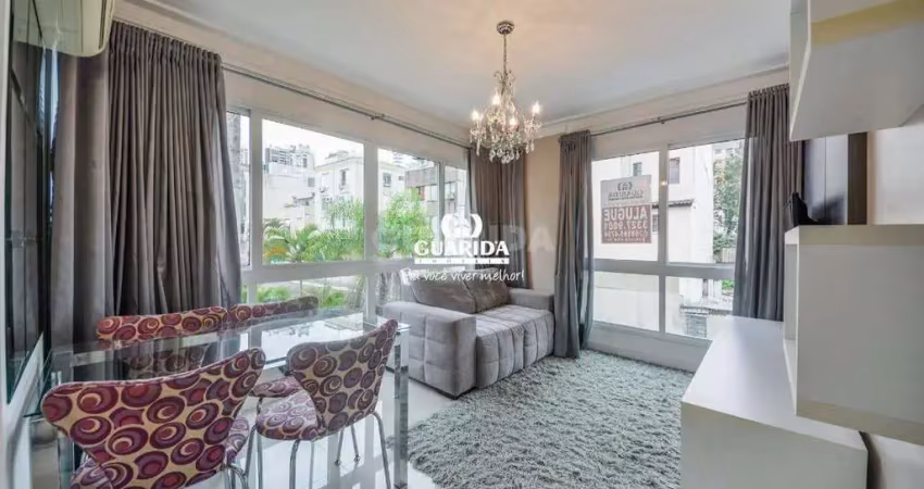 Apartamento finamente mobiliado de 1 dormitório e 1 vaga no bairro bela vista!