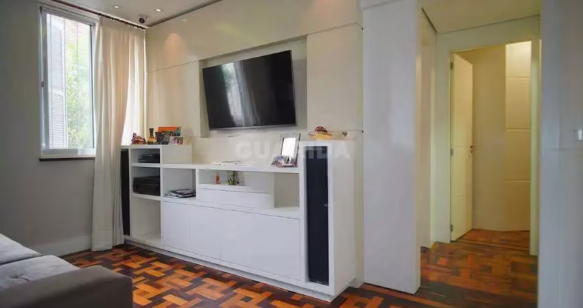 Apartamento mobiliado com 2 dormitórios e 1 vaga de garagem no bairro passo d' areia