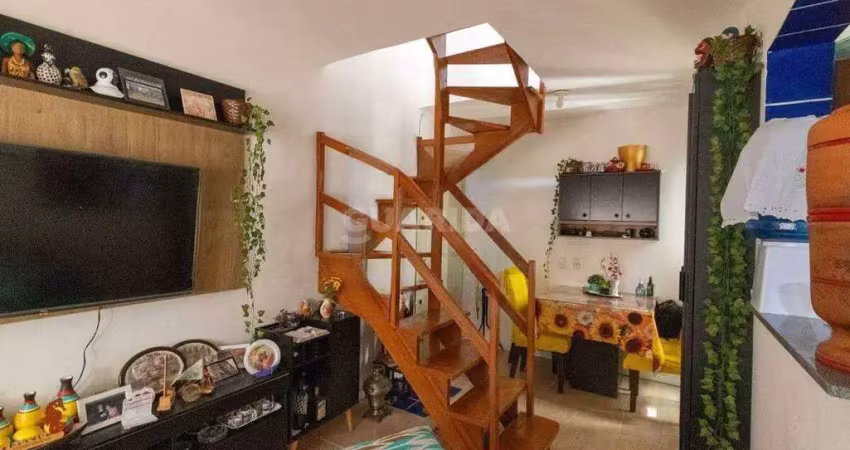 Cobertura mobiliada de 2 dormitórios no bairro centro histórico - porto alegre/rs