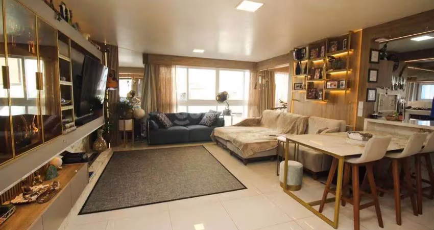 Apartamento mobiliado com 3 dormitórios, sendo 1 suíte, para alugar no bairro cristal.
