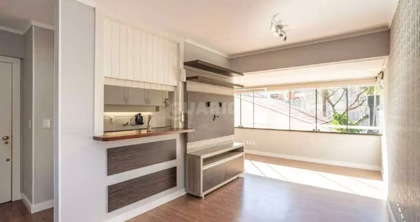 Apartamento semimobiliado de 2 dormitórios com vaga dupla para alugar no bairro higienópolis!