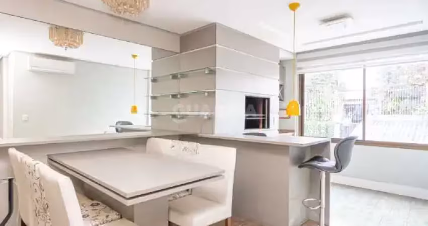 Apartamento mobiliado com 2 dormitórios, sendo 1 suíte, para alugar no bairro petrópolis