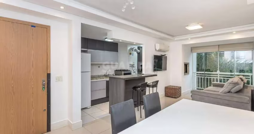Apartamento mobiliado com 2 dormitórios e 1 vaga de garagem, no bairro passo d'areia!