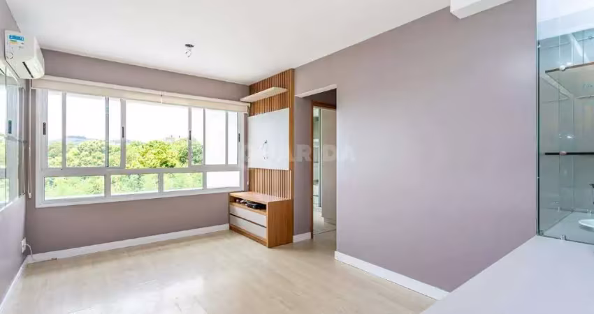 Apartamento mobiliado com 2 dormitórios e 1 vaga de garagem, no bairro tristeza!