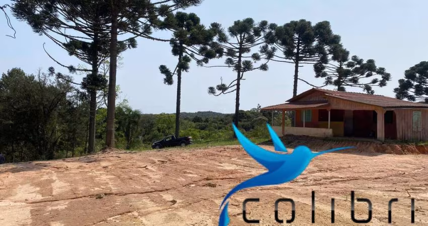 Terreno plano medindo 2.707m² ao lado da rodovia em Agudos do Sul