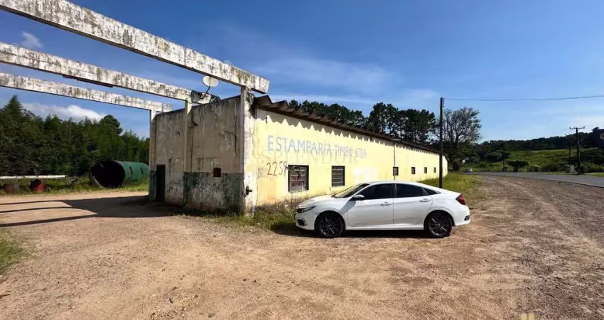 Galpão com aproximadamente 200 m2 para alugar no bairro estados - timbó/sc