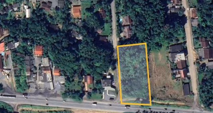 Terreno de esquina à venda, 3600 m², no bairro Encano do Norte, frente BR 470 -