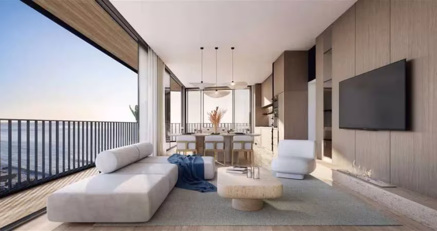 Apartamento garden frente mar 03 suítes cabeçudas itajaí