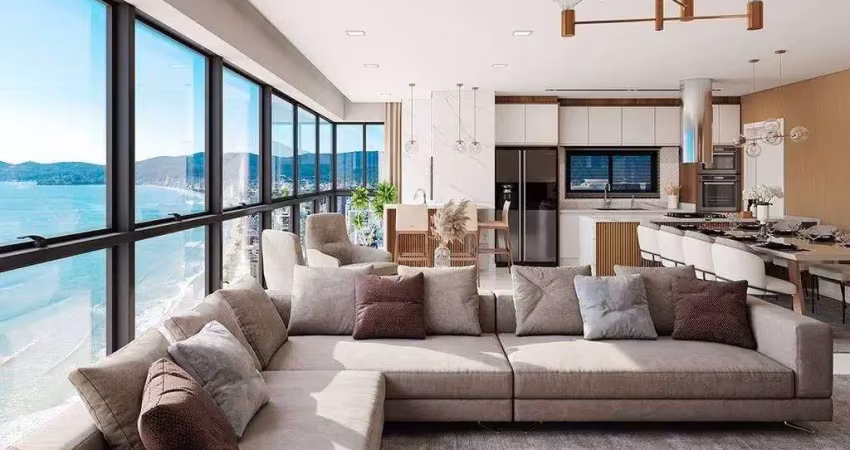 Apartamento diferenciado 04 suítes a venda meia praia itapema