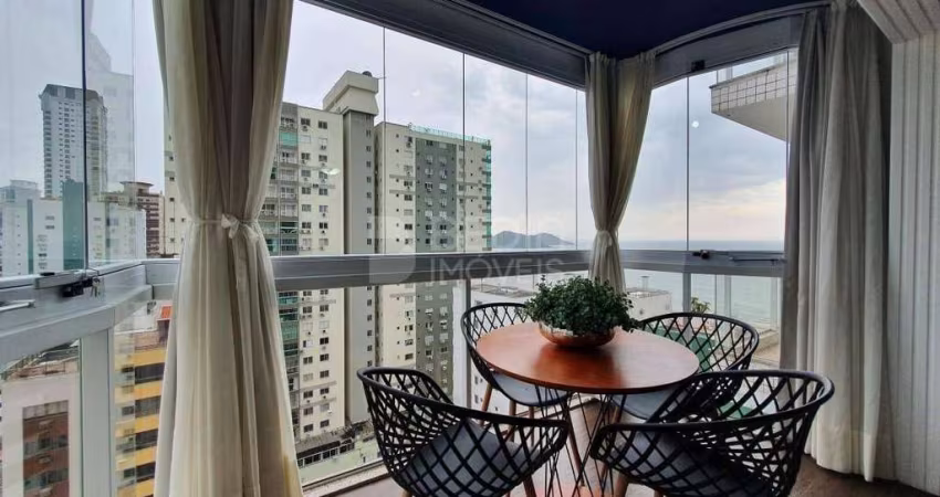 Apartamento 03 dormitórios frente mar locação anual Edifício Imperatriz