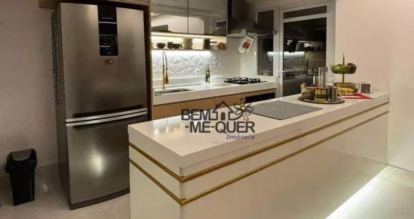 Apartamento com 2 dormitórios à venda, 105 m² por r$ 1.820.000,00 - vila anastácio - são paulo/sp