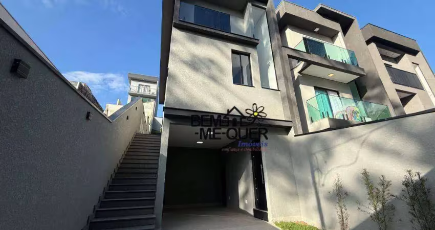 Sobrado com 3 dormitórios à venda, 140 m² por r$ 1.100.000 - cond. nova jaguary - 20 min do alphaville santana de parnaíba/sp