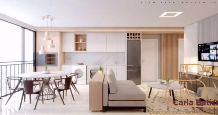 Apartamento de 60m² com 01 suíte + 01 dormitório em camboriú