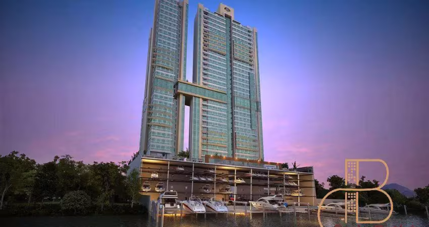 Apartamento novo com 193m² e 03 suítes no marina beach towers em bc