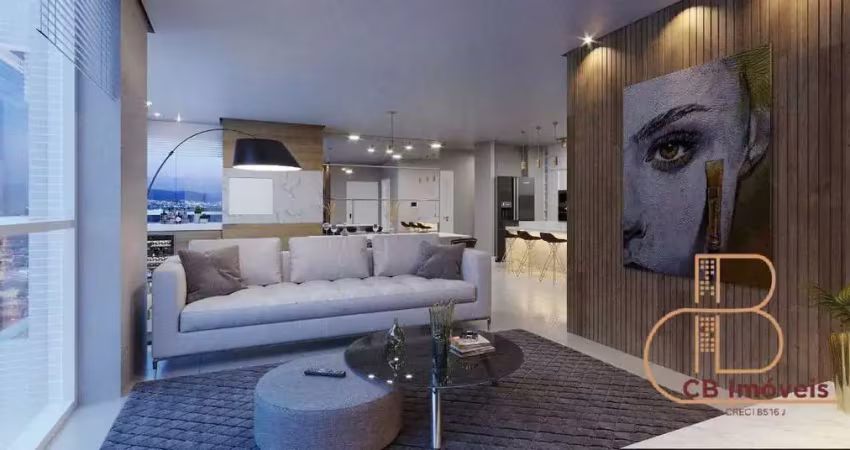 Em construção - opera tower, rua reta ao mar com 04 dormitórios no centro