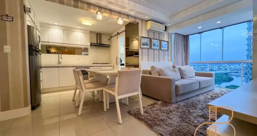 Apartamento mobiliado e equipado na quadra do mar – pronto para morar!