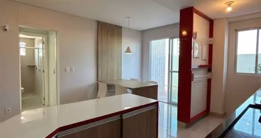 Locação - apartamento com terraço, 01 suíte + 01 dormitório no centro de bc