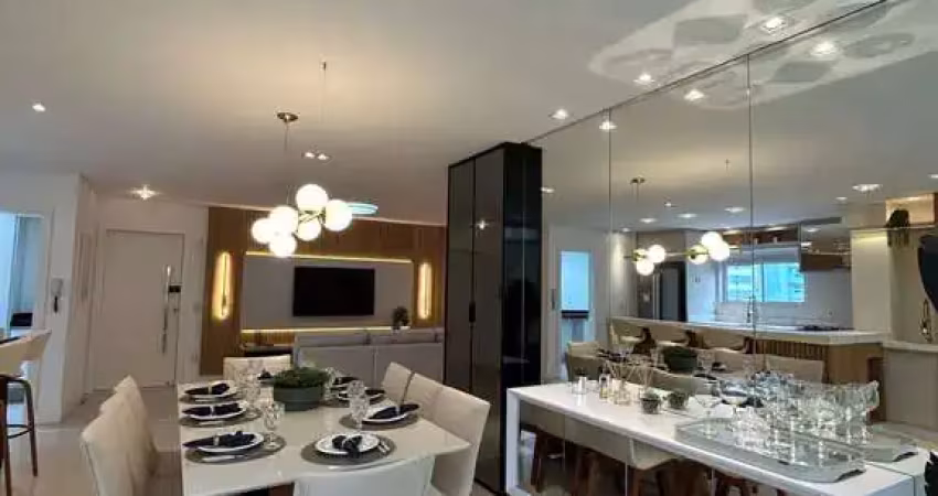 Locação - edifício villa di mare - 3 suítes, finamente mobiliado e decorado