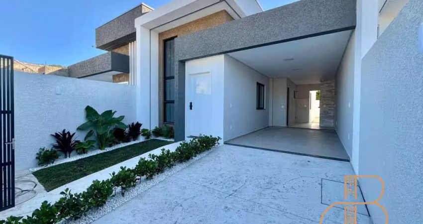 Ampla casa térrea, com 1 suíte + 2 quartos, pronta para morar, rio pequeno