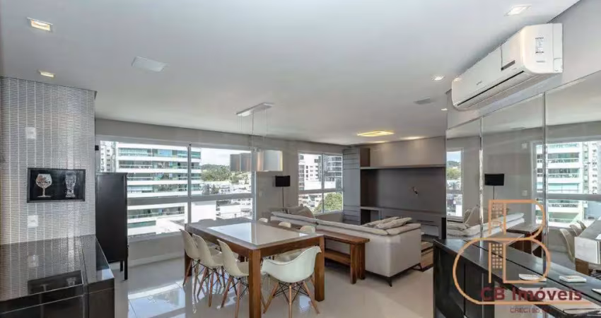 Locação - apartamento alto padrão mobiliado, 02 suítes no bairro pioneiros.