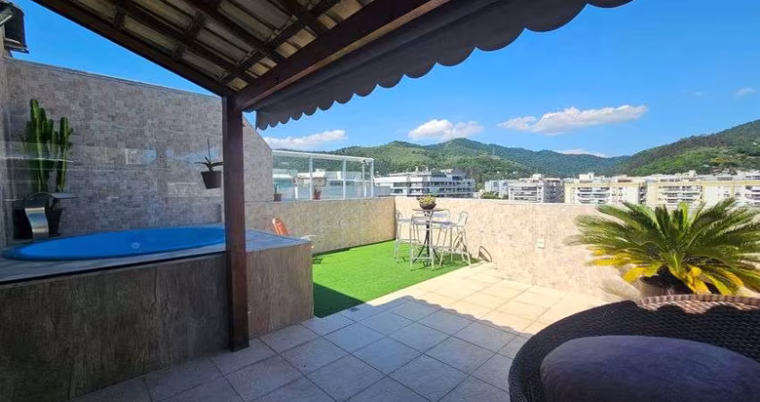 Freguesia. Cobertura Dúplex para Venda com 3 Quartos, Sendo 1 Suíte e 2 Vagas.