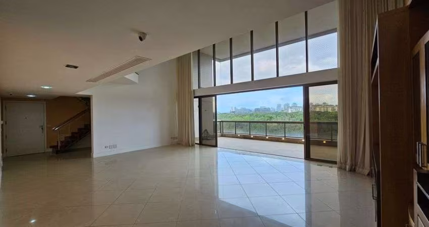 Barra da Tijuca. Península. Apartamento Dúplex para Venda com 307m² com 4 Suítes e 4 Vagas.