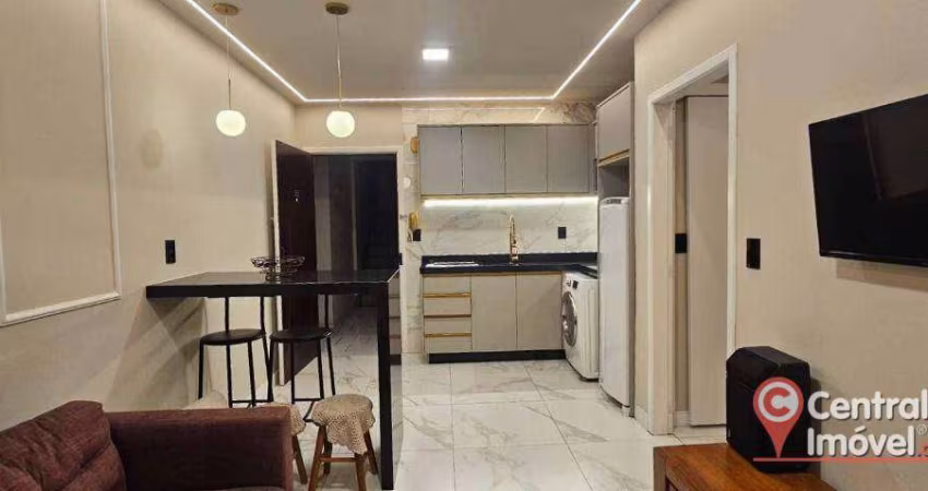 Apartamento com 1 dormitório para alugar, 52 m² por R$ 4.000,00/mês - Centro - Balneário Camboriú/SC