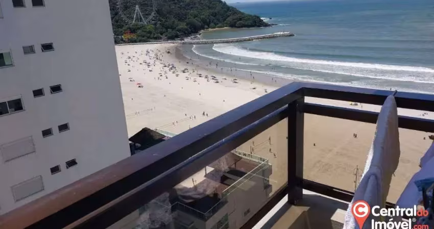 Apartamento com 2 dormitórios, 85 m² para locação temporada vista mar, balneário