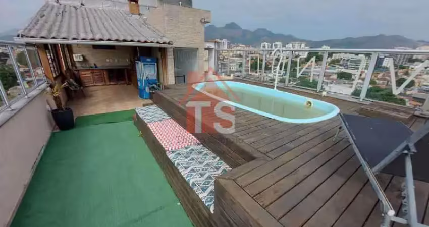 Cobertura com 2 quartos para alugar na Rua Honório, Cachambi, Rio de Janeiro