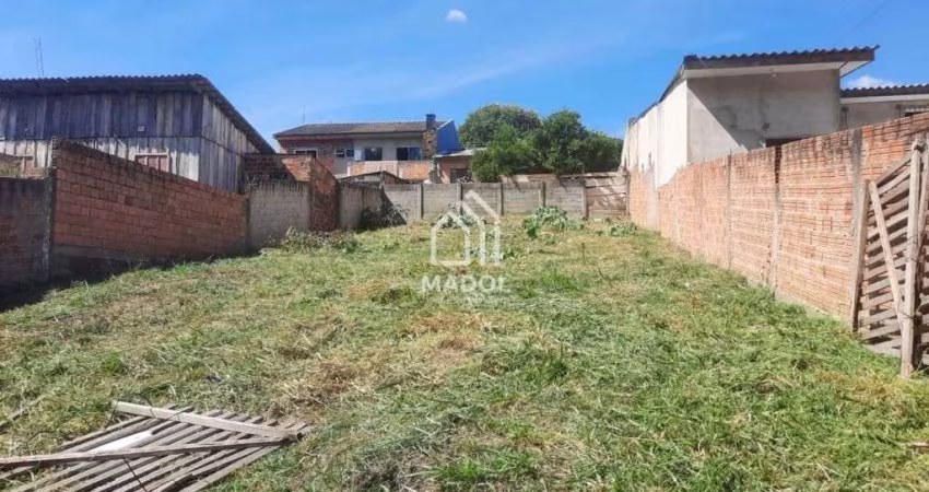 Terreno à venda, 262 m² por R$ 72.000,00 - Cará-cará - Ponta Grossa/PR