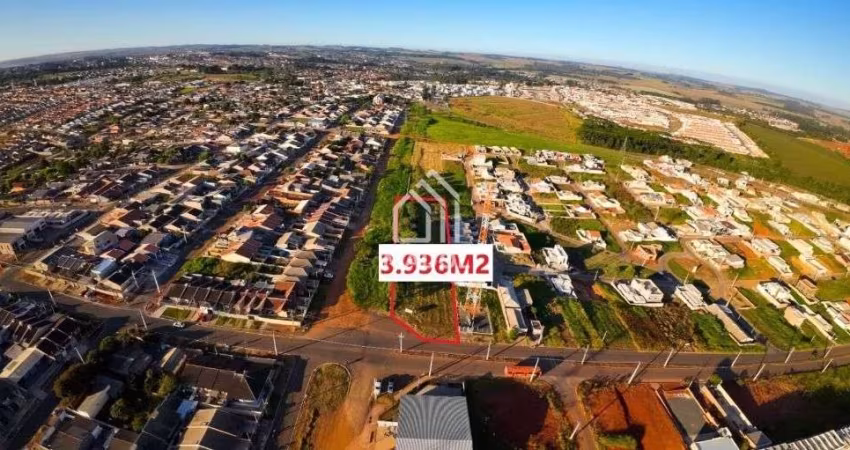 Terreno à venda, 3936 m² por R$ 2.772.000,00 - Cará-cará - Ponta Grossa/PR