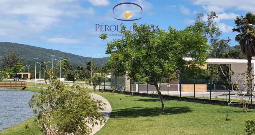 Terreno em condomínio à venda em ratones, florianópolis-sc com 400m² de área