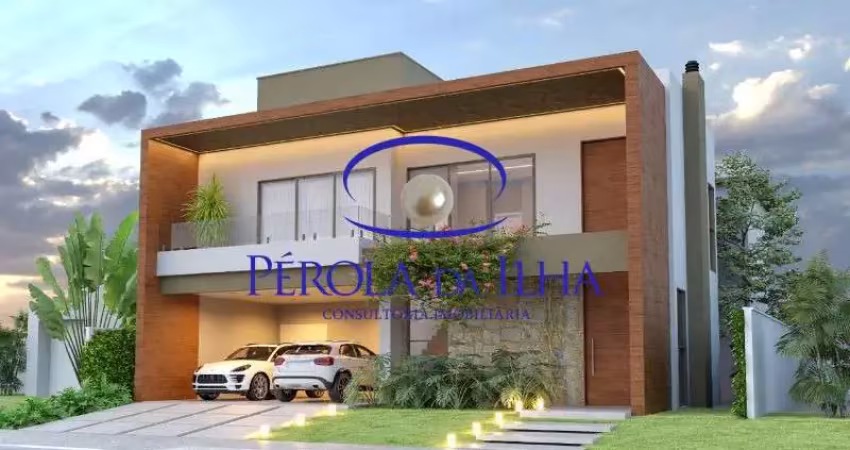 Casa de luxo em condomínio à venda em ratones, florianópolis-sc: 3 quartos, 3 suítes, 3 salas, 5 banheiros, 6 vagas, 350m².