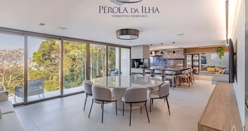 Casa em condomínio de luxo no bosque das mansões em são josé-sc: 4 quartos, 2 suítes, 3 salas e 456m² de área!