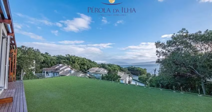Imperdível residência de luxo em condomínio no sambaqui, florianópolis-sc: 5 quartos, 5 suítes, 3 salas, 6 banheiros, 5 vagas, 635m²!