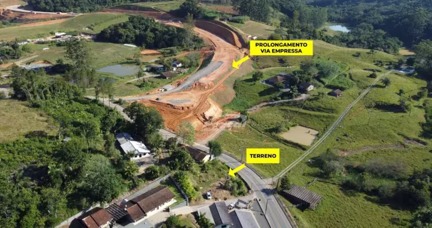 Terreno comercial ou residencial à venda por r$ 560.000,00 com 948m² - fidelis em blumenau/sc!