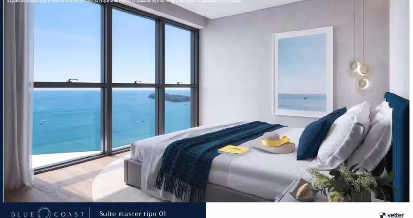 Empreendimento com 3 suítes e área de lazer completa, com vista mar na armação do itapocorói em penha!