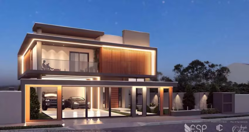 Casa de alto padrão no bairro santa terezinha em construção
