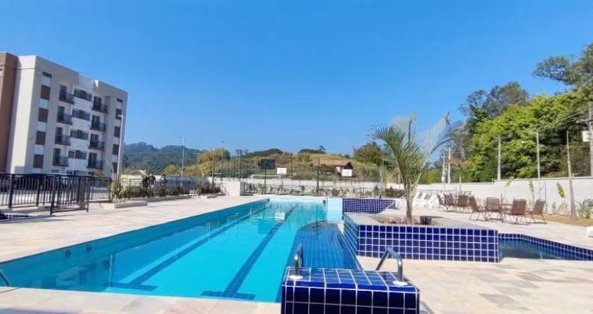Condomínio Raízes Eco Clube - Apartamento térreo para locação em Cotia/SP na Quinta dos Angicos no condomínio Raízes Eco Clube com 54m²