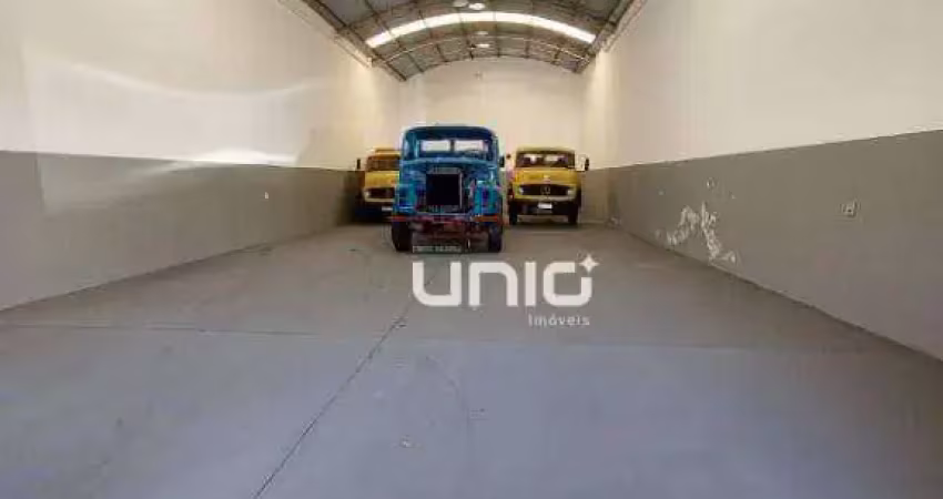 Barracão para alugar, 244 m² por r$ 4.641,25/mês - vila pacaembu - piracicaba/sp