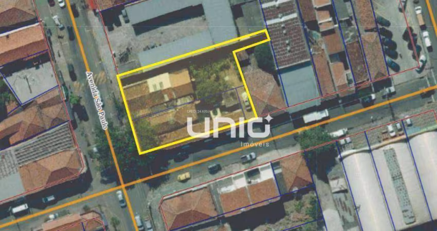 Terreno comercial à venda no bairro Paulicéia - Piracicaba/SP