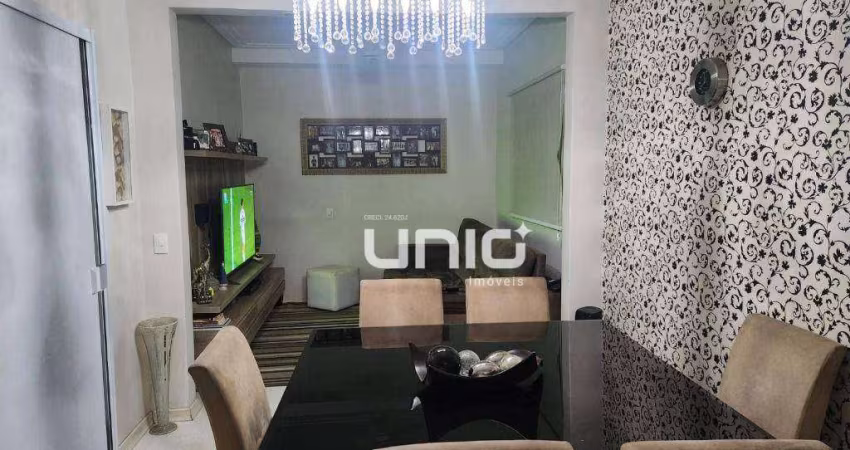 Apartamento com 3 dormitórios, 74 m²  - Jardim Caxambu - Piracicaba/SP