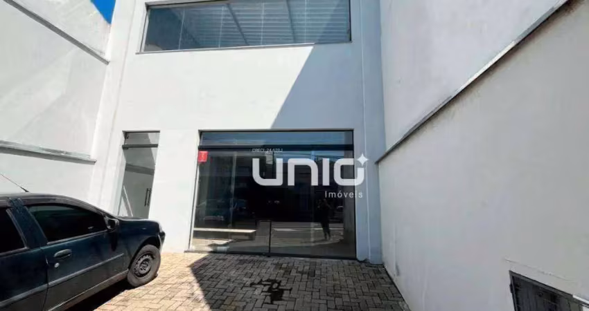Salão para alugar, 125 m² por r$ 6.679,15/mês - vila rezende - piracicaba/sp